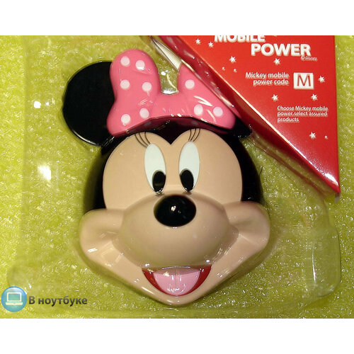 Внешний аккумулятор Powerbank Minnie Mouse 5200mAh