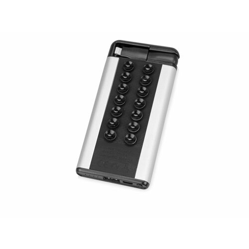 Портативное зарядное устройство Octopus 4000 mAh 597100 черныйсеребристый 124 х 58 х 11 пластикметалл 150200₽