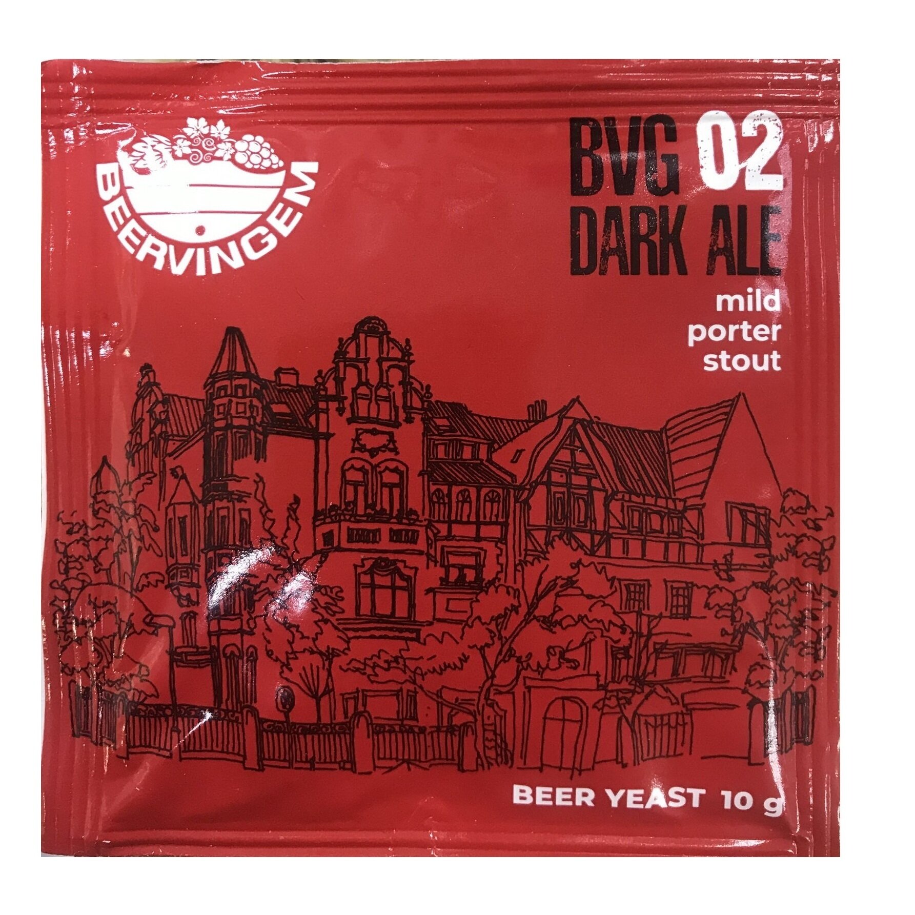 Дрожжи Beervingem для темного пива "Dark Ale BVG-02" 10г.