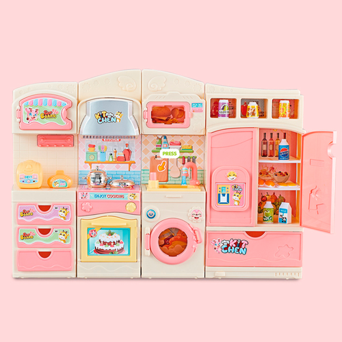 Мебель для кукольного домика, детская кухня, мебель для кукол плешоп кукольная мебель со звуковыми эффектами