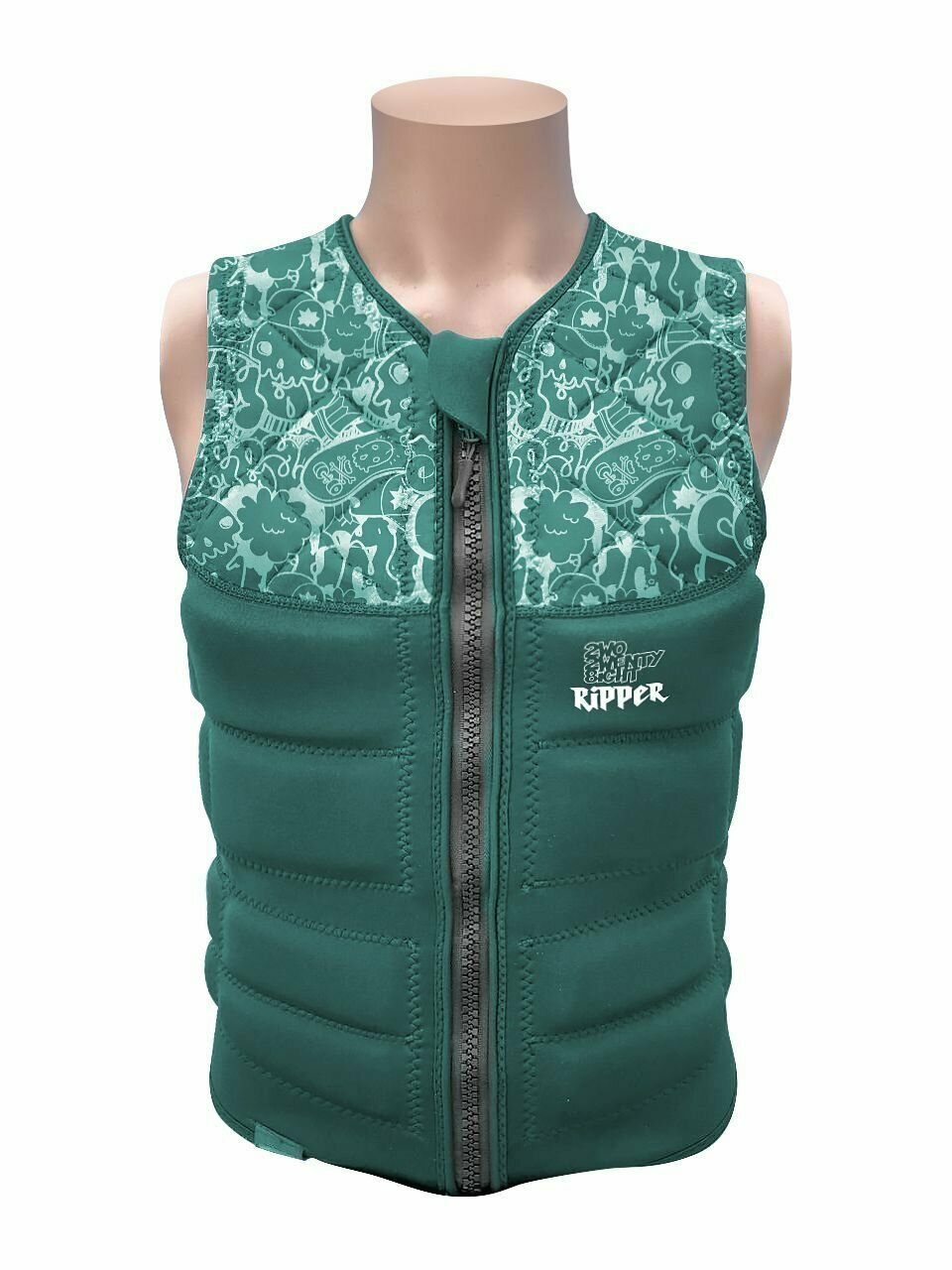 Жилет для вейкборда 228 2wo2wenty8ight Ripper vest gren ss23 (XL), для сапа, для сапборда, для вейксерфинга, для серфа