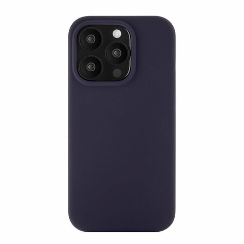 Чехол-накладка uBear Touch Mag Case для смартфона Apple iPhone 15 Pro (Цвет: Dark Purple) кожанная накладка leather case c mag safe для apple iphone 15 pro черная