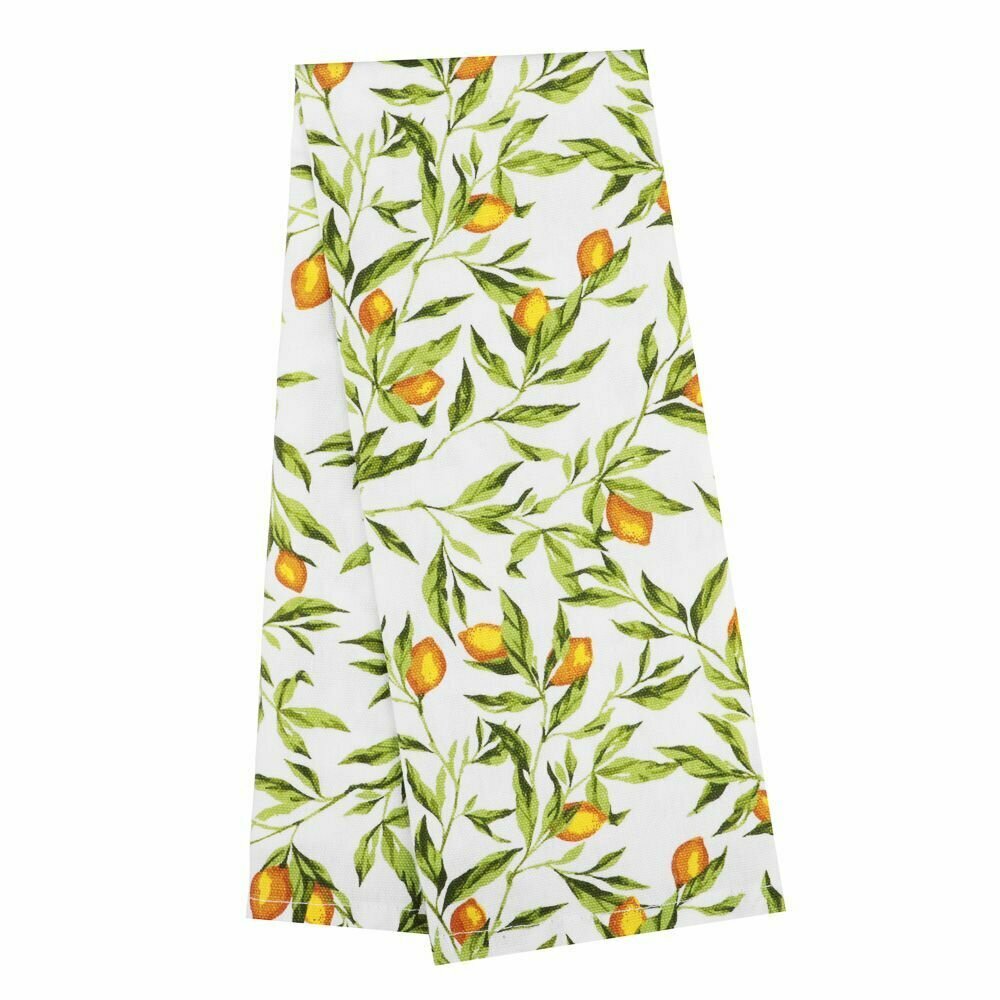 фото Полотенце кухонное, 100% хлопок, 40х60см Лимонный курд