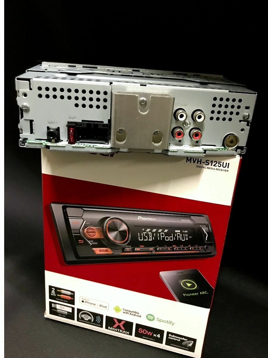 Автомагнитола Pioneer MVH-S125UI - фото №4