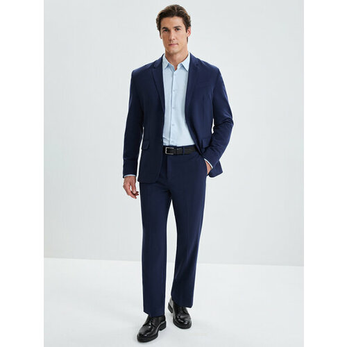 фото Брюки zarina, размер xl (ru 52)/182, синий