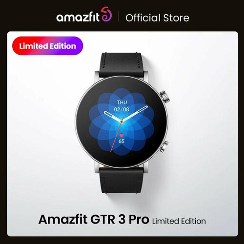 Умные часы Amazfit GTR 3 Pro limited , черный - серебро CN c Русским языком