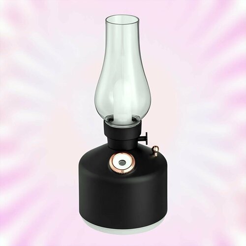 Увлажнитель воздуха беспроводной Керосиновая лампа с имитацией пламени Черный 249000₽