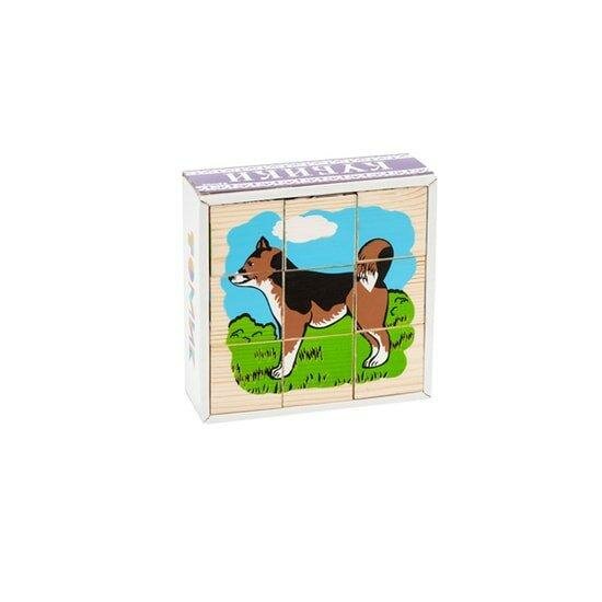 Кубики Томик Домашние животные (9 штук) - фото №17