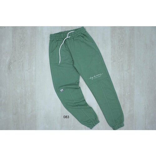 фото Брюки , размер 11 лет, зеленый нет бренда