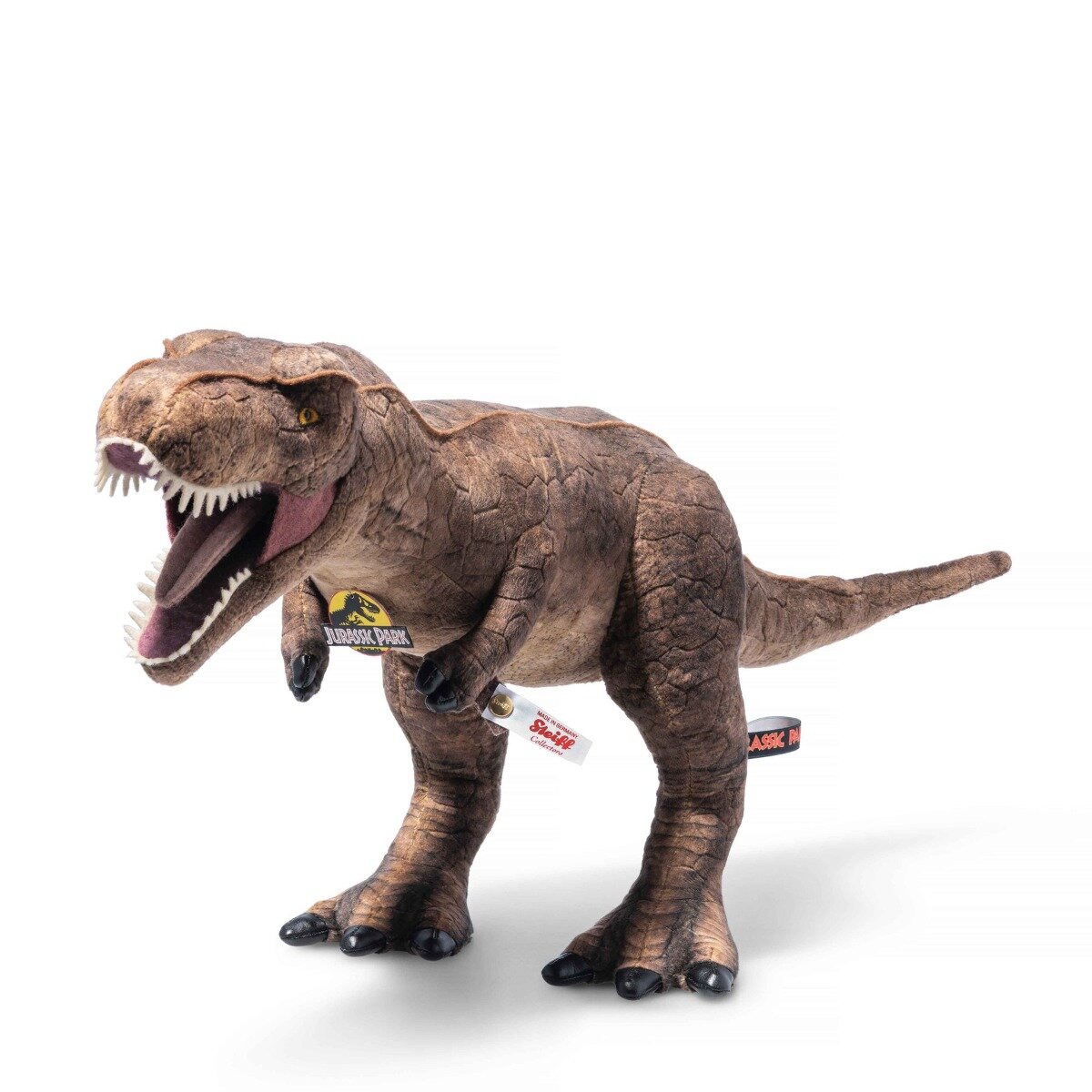 Мягкая игрушка Steiff Jurassic Park T-Rex (Штайф Парк Юрского периода Ти-рекс, 37 см)