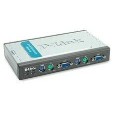 Переключатель D-Link DKVM-4K/B2B, 4-port KVM Switch with VGA and PS/2 ports.Control 4 computers from a single keyboard, monitor, mouse, Supports video resolutions up to 2048 x 1536, Switching using fr - фото №5