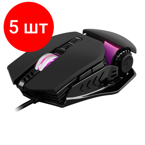 Комплект 5 штук, Мышь компьютерная Sven Игровая мышь RX-G815 (SV-020057) мышь sven rx g975 sv 020798