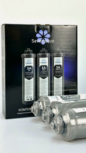 Изображение товара Комплект картриджей (предфильтров) для системы очистки Sevenaqua NL23I (подходят для фильтров Bluefilters и A&G)