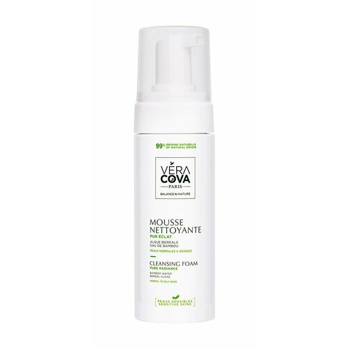 Пенка для умывания с морскими минералами и соком бамбука Veracova Cleansing Foam Pure Radiance 3132₽