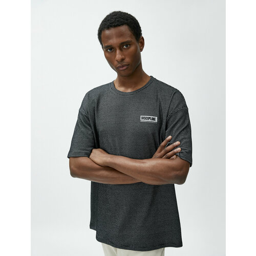 фото Футболка koton, размер s, черный