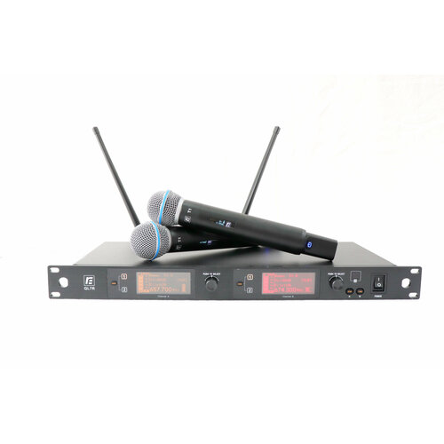 RFIntell QL7R T1-A 651,800-683,400 МГц 2-канальная радиосистема с 2-мя ручными микрофонами T1