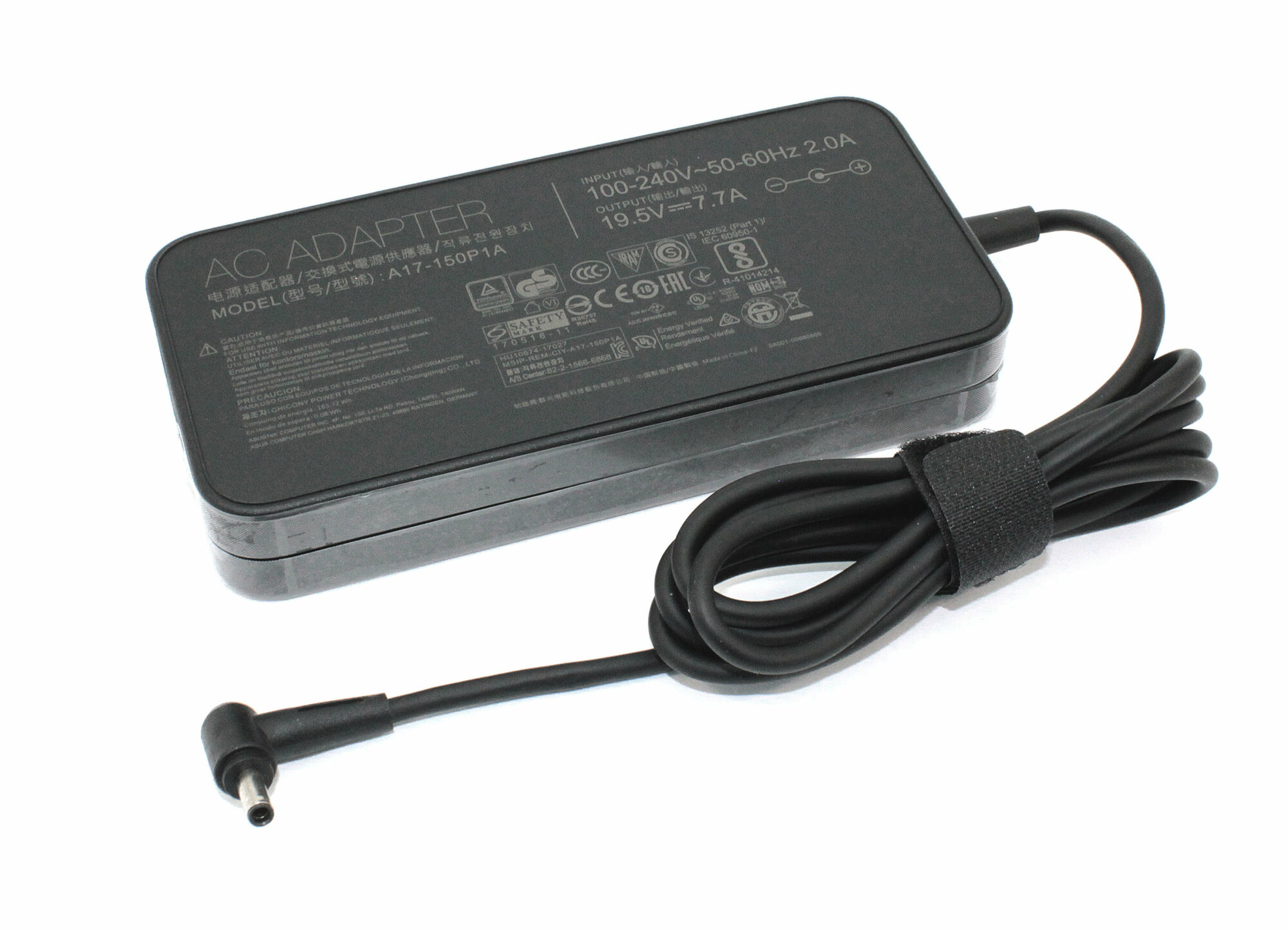 Блок питания (сетевой адаптер) для ноутбуков Asus 19.5V 7.7A 150W 4.5x3.0mm pin
