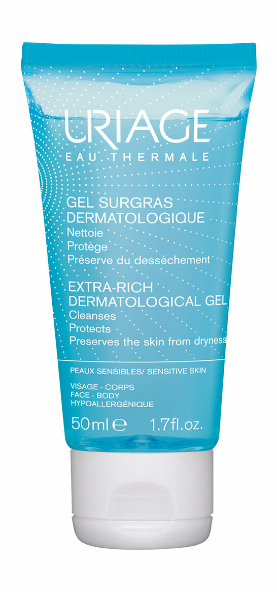 URIAGE Hygiene Гель для лица и тела обогащенный дерматологический, 50 мл