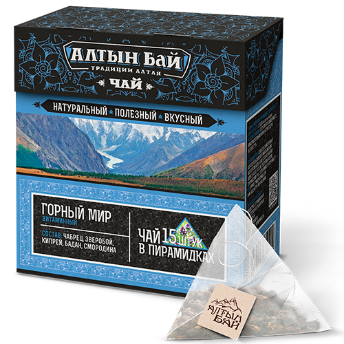 Алтын Бай Чайный напиток в пирамидках "Горный мир" витаминный