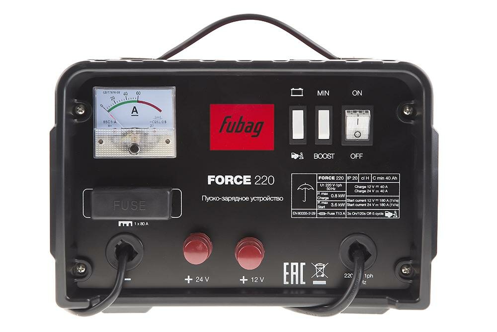 Пуско-зарядное устройство FUBAG FORCE 220 [68835] - фото №11