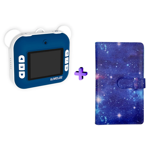 Комбо Фотоаппарат моментальной печати LUMICAM PRINTY DK04 blue Альбом для фотографий - Космос 764000₽