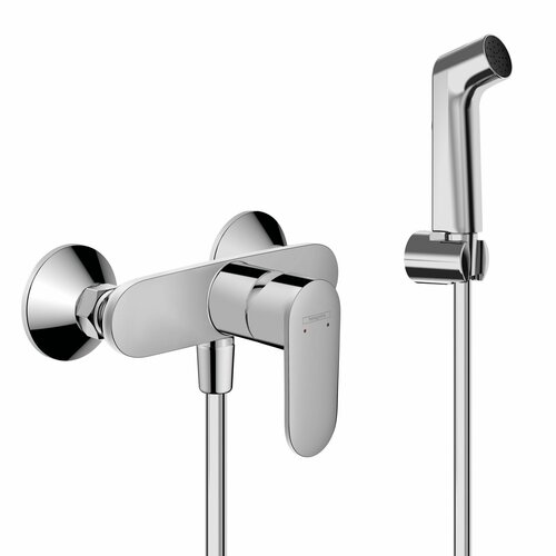 Гигиенический душ Hansgrohe Vernis Blend со смесителем, хром эксцентрики hansgrohe 13988000