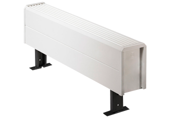 фото Напольный конвектор Jaga Tempo Free-Standing 200х1200 H20 L120 T10 белый