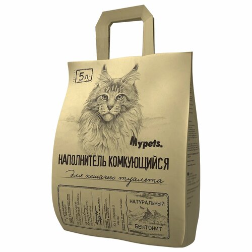 Наполнитель комкующийся MYPETS, 5л 470889