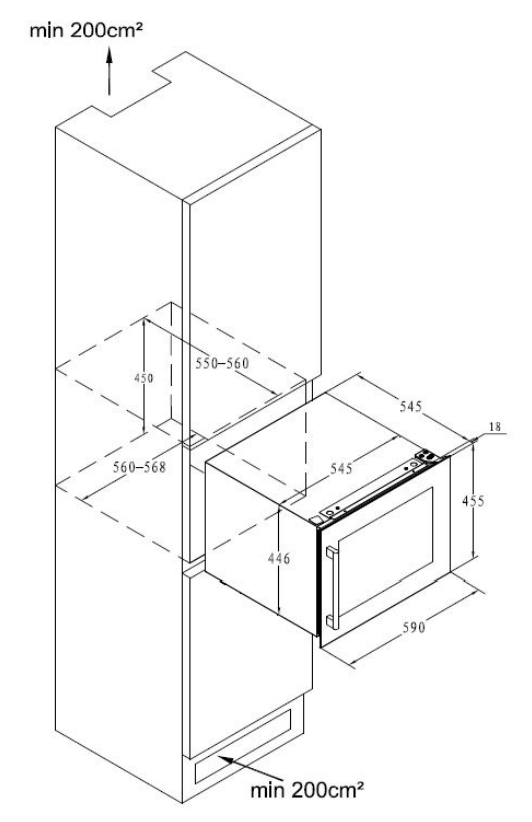 Винный шкаф монотемпературный Climadiff CBI28S1B - фотография № 4