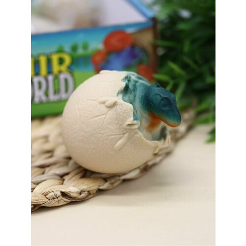 Сквиш игрушка антистресс яйцо динозавра Dinosaur ball dark green 10х7 см 246₽