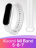 Силиконовый ремешок Mi Band 7/6/5, спортивный браслет на часы