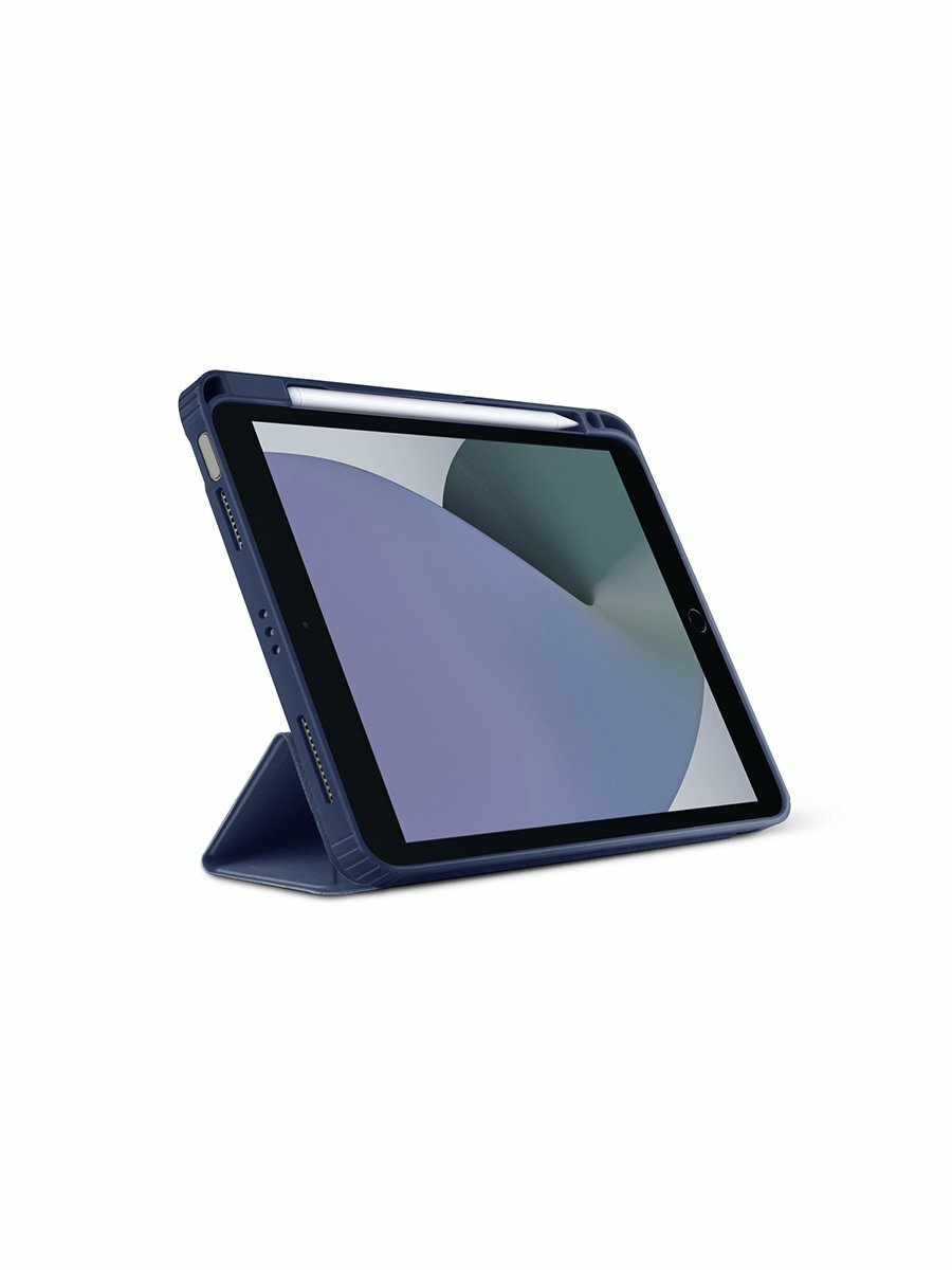 Чехол Uniq Moven Anti-microbial для iPad Pro 11 (2022/21/20) с отсеком для стилуса, синий — фото 9