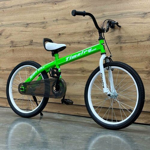 фото Детский велосипед timetry tt5029, 20-дюймовые колеса, скорость 1, зеленый time try