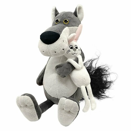 Мягкая Игрушка ДуRашки волк с Зайцем 25 см в коробке мягкая игрушка maxitoys дуrашки волк и заяц