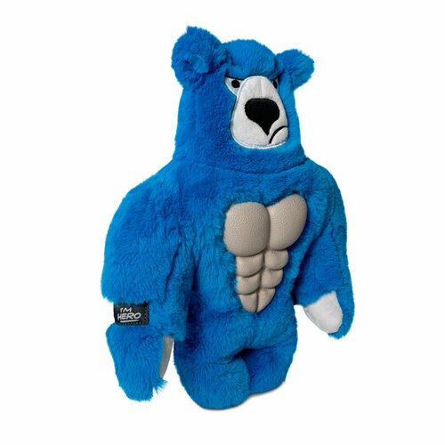 ​​​Игрушка для собак Gigwi Медведь-атлет 32 см, серия I'm HERO