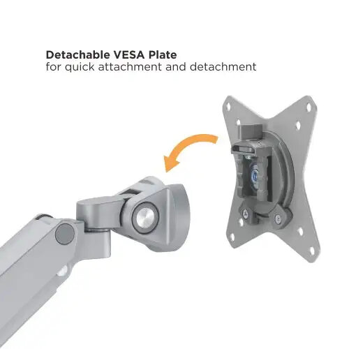 Кронштейн для монитора 17"-32" Ridberg Monitor Arm LDT62 Dual LDT62-C024 — фото 10