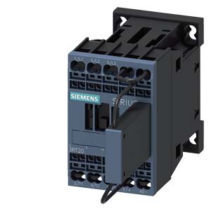 Контактор Siemens для применения на Ж. Д, 3 ПОЛ, AC-3, 5.5КВТ 400В, DC 110V, С ОГР. Диодом