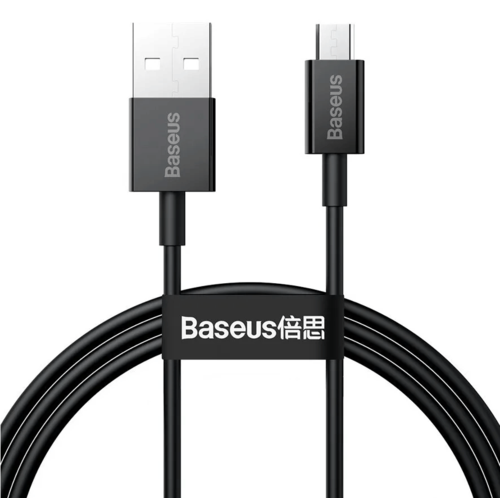 Кабель для зарядки Micro USB 2A 1м черный baseus yiven кабель для зарядки кабель для зарядки micro usb 2a 1 5m черный camyw b01