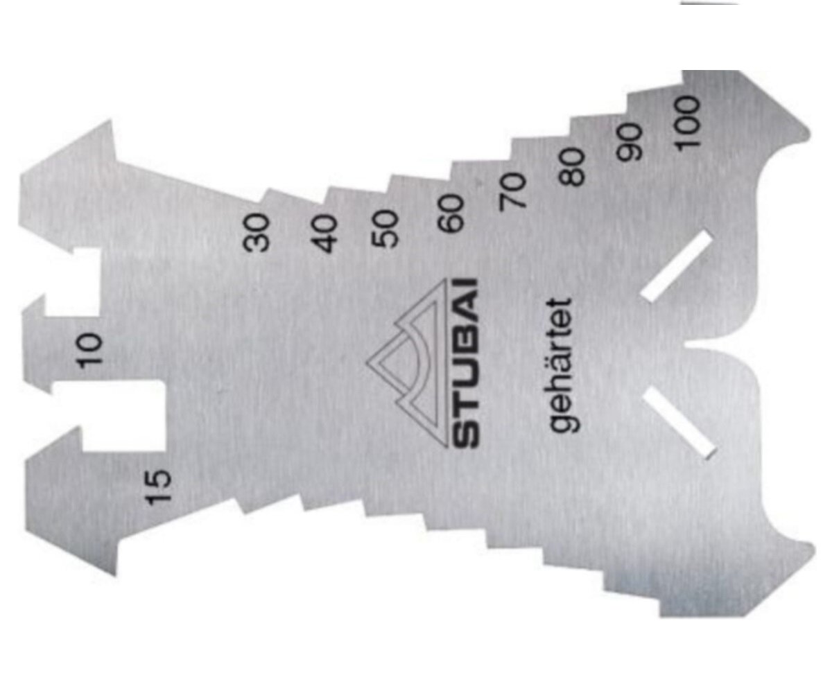 Шаблон чертильный по металлу STUBAI арт. 278601 (1490)