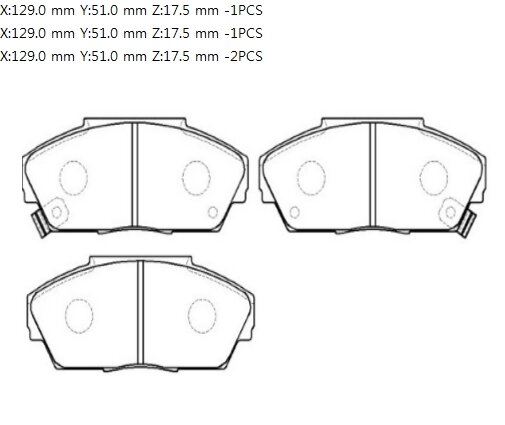 Колодки тормозные дисковые hsb hong sung brake HP8169