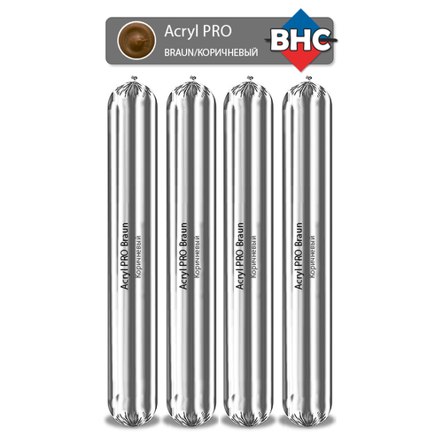 Акриловый герметик BHC ACRYL PRO BRAUN 600 ML
