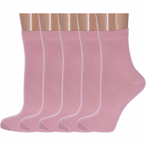 Носки Conte 5 пар, размер 8, розовый