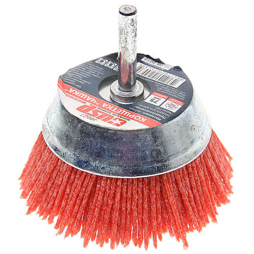 Кордщетка для дрели чашка 75мм нейлоновая USP 799₽