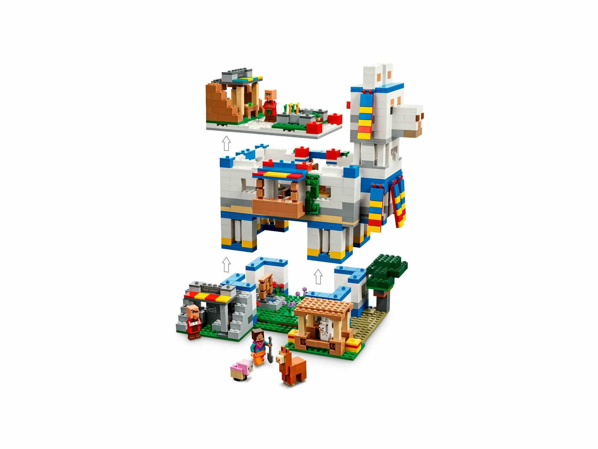 Конструктор LEGO Minecraft "Деревня лам" 21188 - фото №7