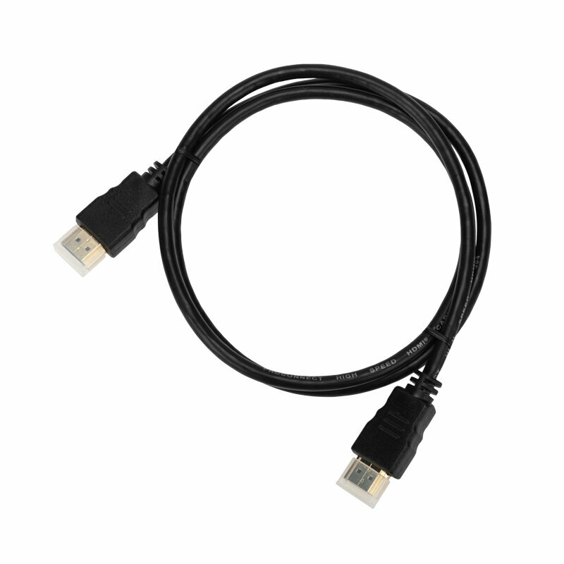 Кабель HDMI - HDMI 1.4, 1м, Gold PROconnect 10 шт арт. 17-6202-6