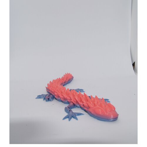 фото Гибкая игрушка антистресс "ящерица" - мультицвет 3d