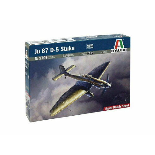 2709 Italeri Немецкий бомбардировщик JU 87 D-5 Stuka (1:48) сборная модель zvezda немецкий пикирующий бомбардировщик ju 87 b2 stuka 6123 1 144