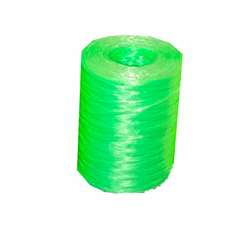 Пряжа (нить) полипропиленовая для вязания мочалок, игрушек, сумок. Цвет: светло-зеленый (1шт)