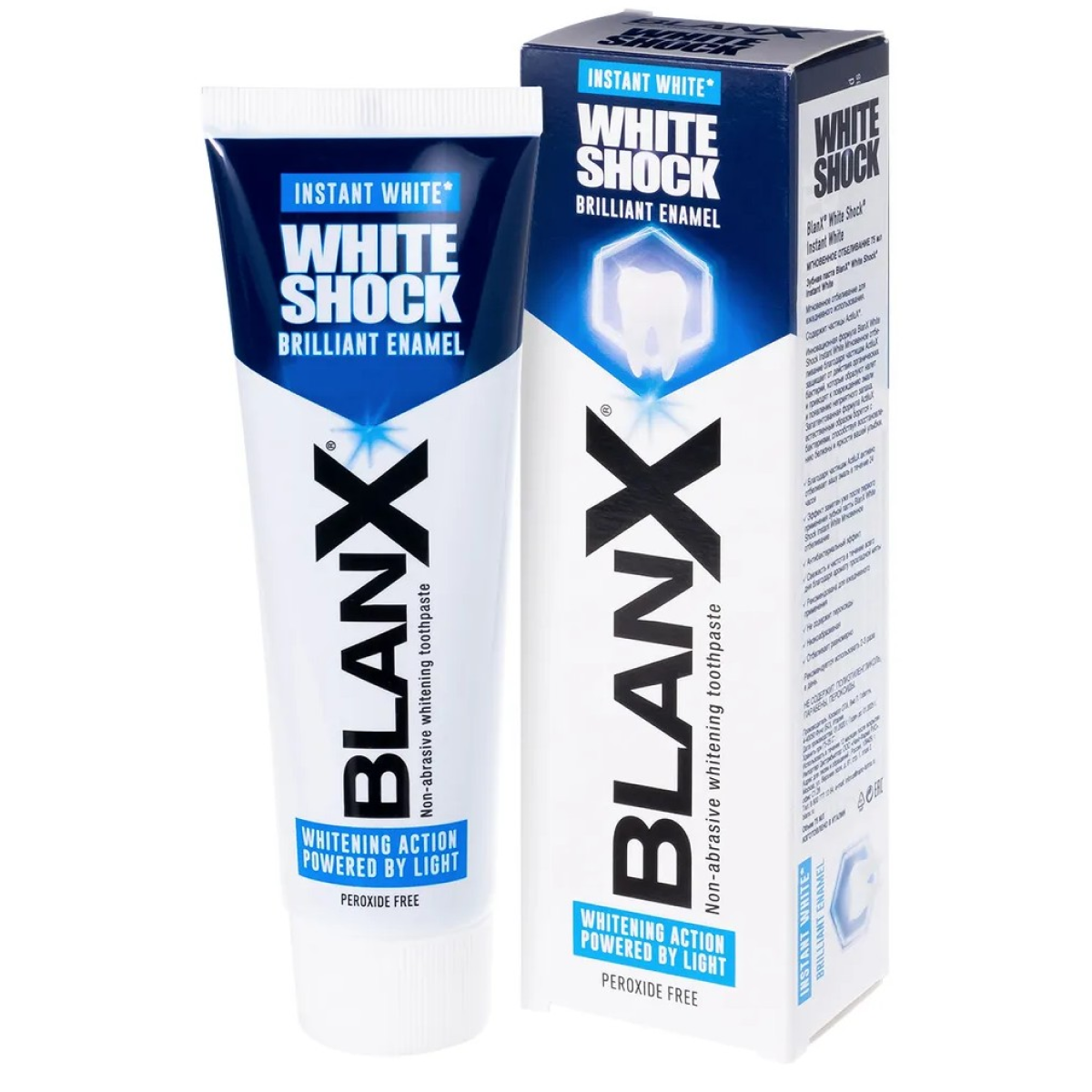 Зубная паста BlanX White Shock, 75 мл