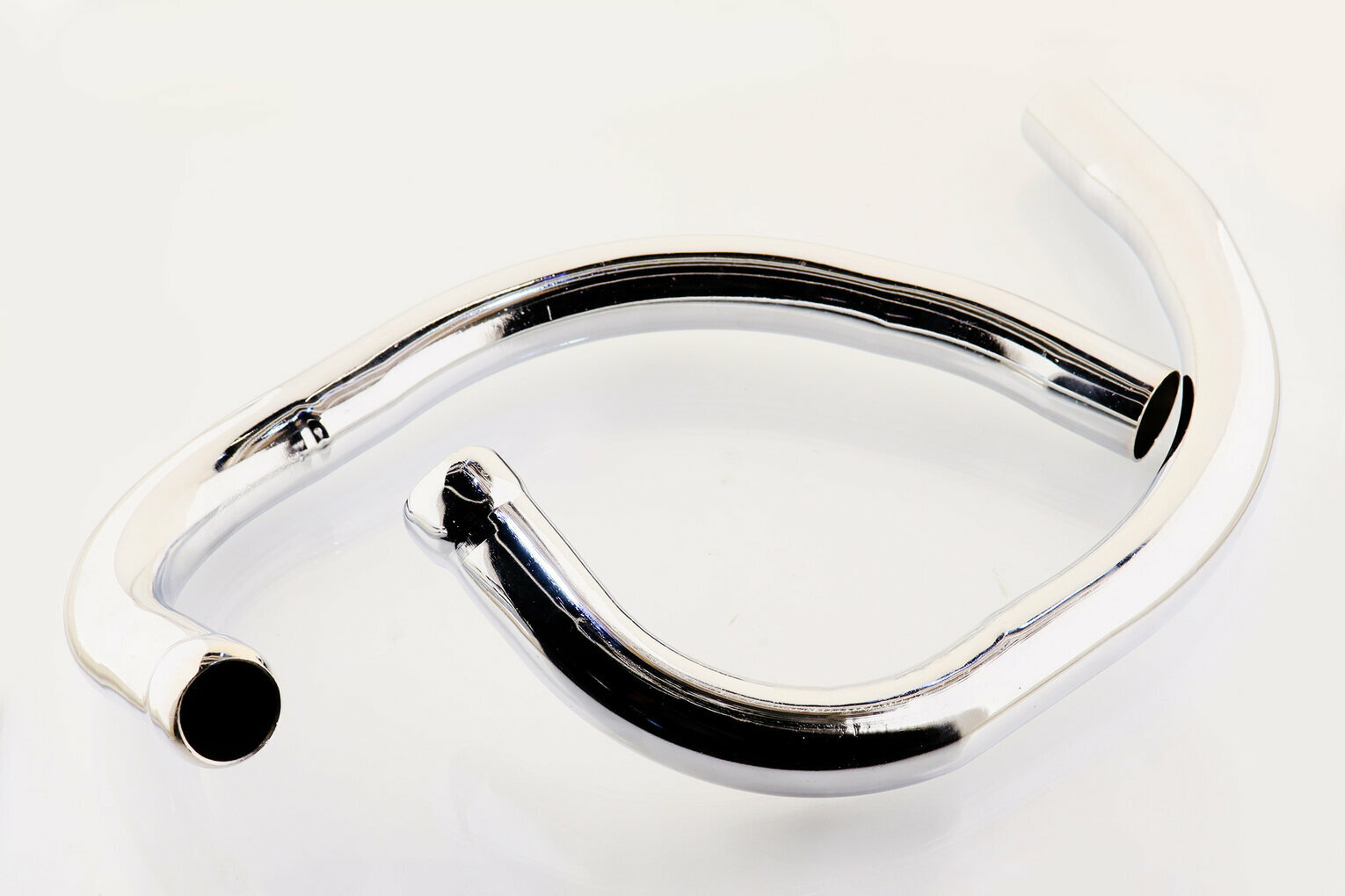 фото Колено глушителя (пара) (хром) ЯВА 638 люкс EVO